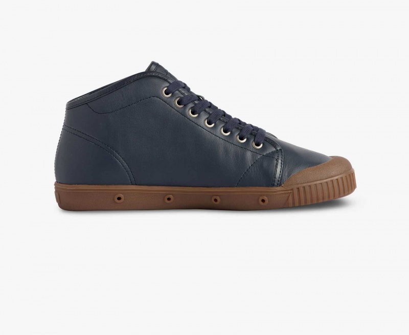 Basket Spring Court B2 Sheepskin Bleu Homme | JVE-70546417